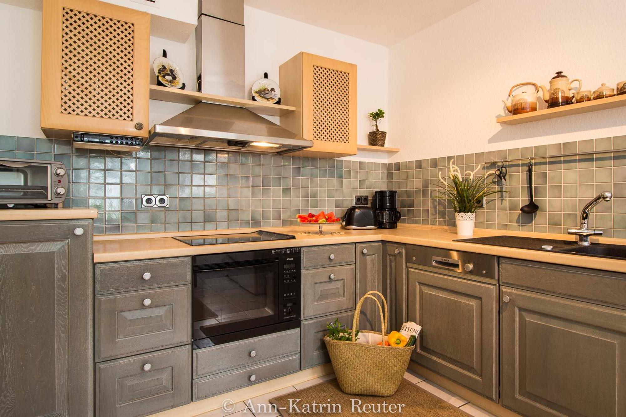 Ferienhaus Am Ufer - Ferienwohnung Strandsand 萨斯尼茨 外观 照片